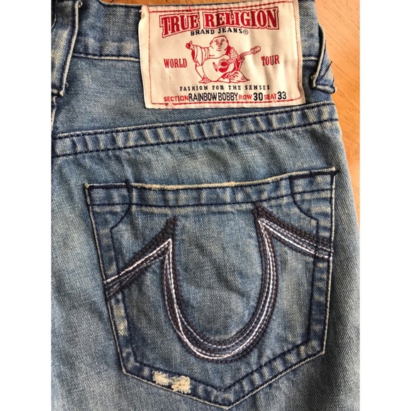 True Religion | Light Wash | Rainbow Bobby Jeans - Picture 8 of 8